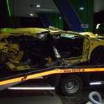 Dopravná nehoda medzi obcou Horovce - Hriadky