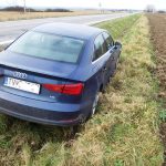 Dopravná nehoda vozidla Audi A3 za obcou Petrovce n.Laborcom
