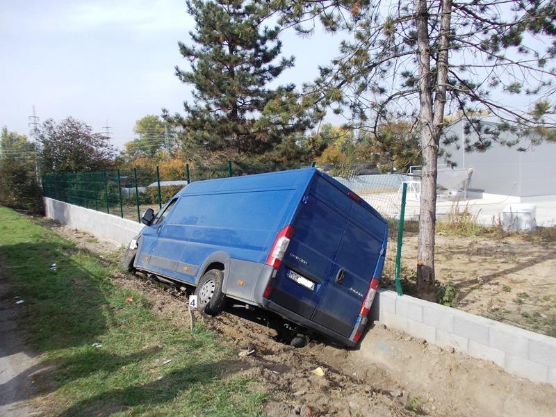 Dopravná nehoda vozidla Citroen Jumper v Michalovciach