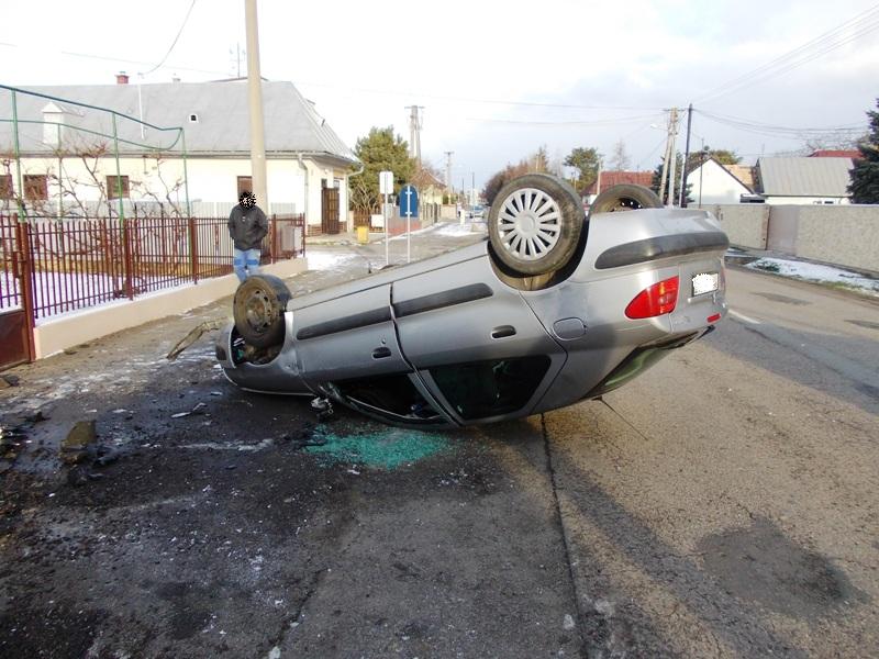 Dopravná nehoda vozidla Citroen Xsara v Michalovciach