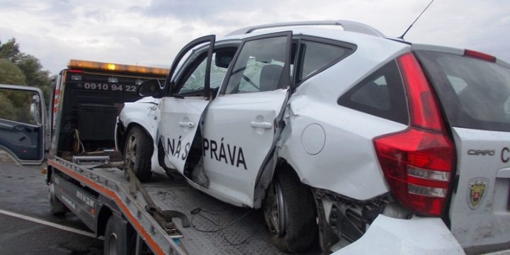 Dopravná nehoda vozidla Kia Ceed za obcou Vojany